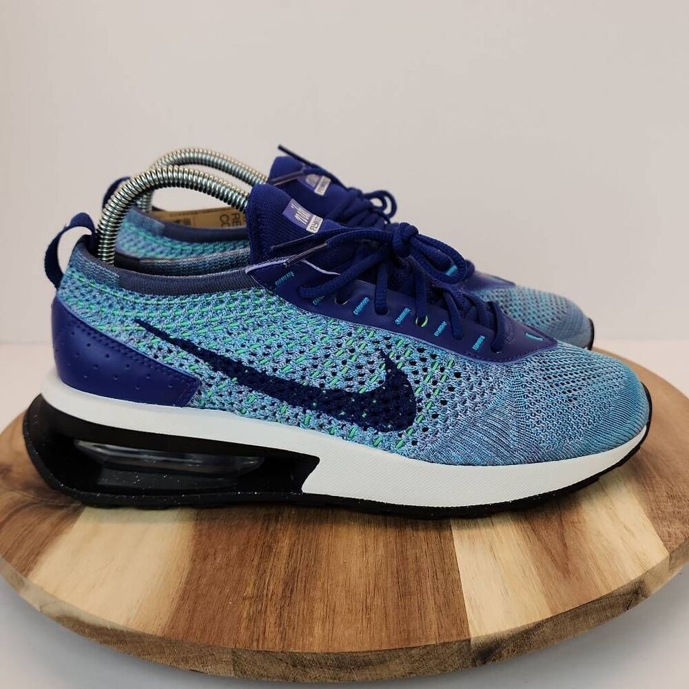 Nike Air Max Flyknit Racer Royal Blue Algae New With Tag Mens Size 6  FD2765-400